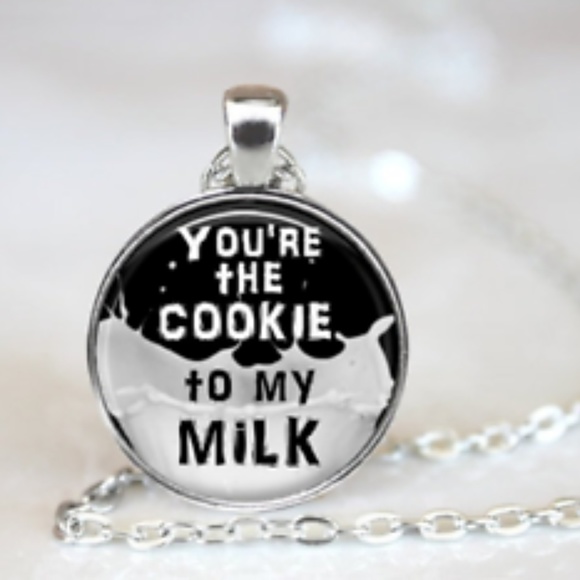 Jewelry - You're the Cookie to my Milk Necklace New